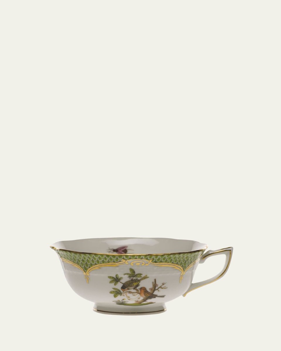 Rothschild Bird Green Motif 10 Tea Cup